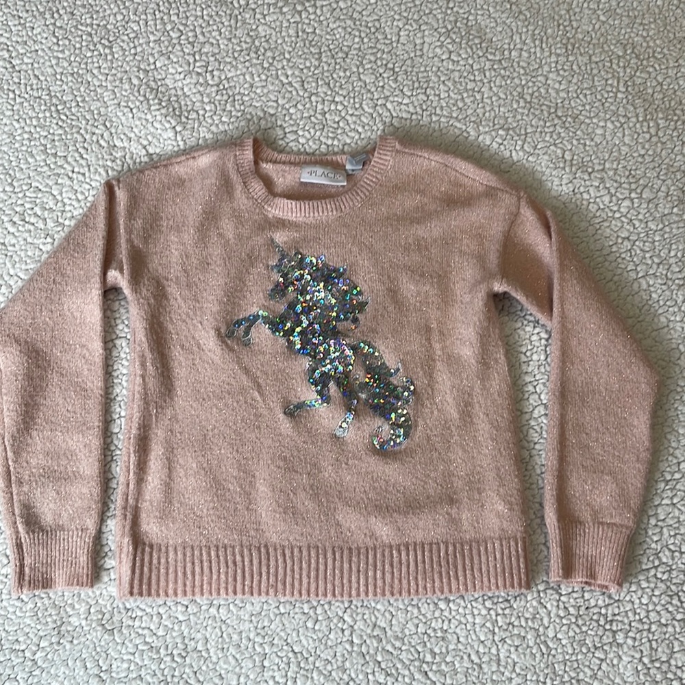 Girls M 7/8 Unicorn Sweater Children’s Place